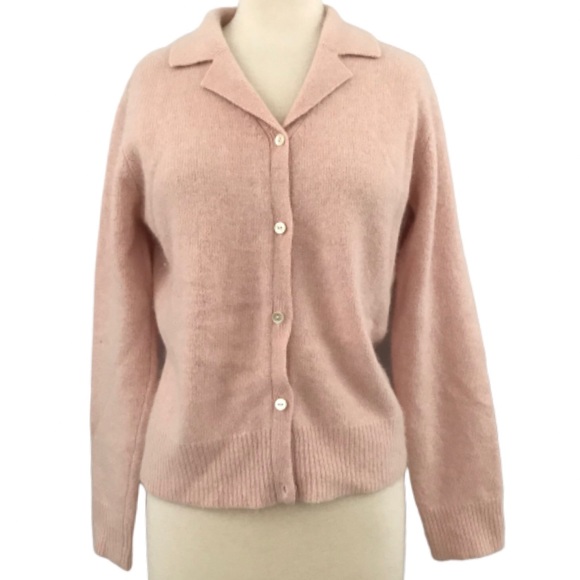 J. Crew Sweaters - J. Crew Lambswool Angora Blend Button Cardigan
